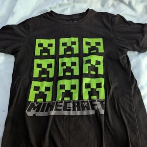 Kids Black and Green Creeper T-Shirt